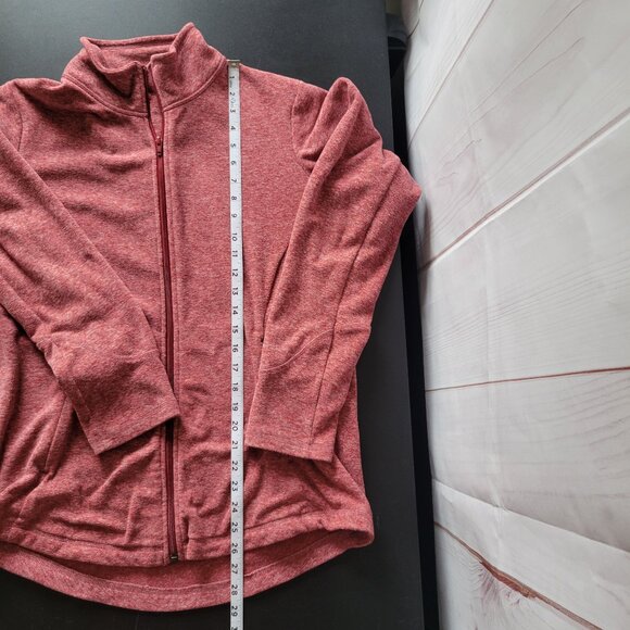 Duluth Trading Co Women’s M Full Zip Lightweight Jacket, Heather Red, Like New - Picture 7 of 7
